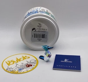 SIGNED Swarovski Crystal Lovlots ZIGGY WOODPECKER Figurine Box & COA, 1036530. - Picture 1 of 18