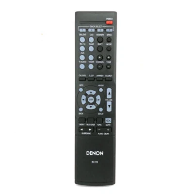 New RC-1170 For Denon AV System Remote Control RC-1156 RC-1157 RC-1180 RC-1183  - Image 1 of 2