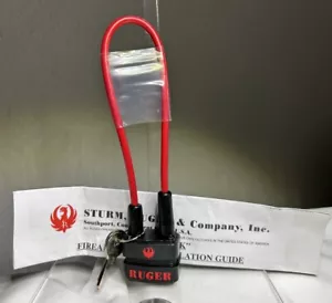 NEW Ruger SHOT LOCK Gun Lock with 2 keys Padlock 9-99 Taiwan - Picture 1 of 7