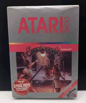 Swordquest Fireworld Atari 2600 1982 Brand New Factory Sealed w/Tab - Image 1 of 4