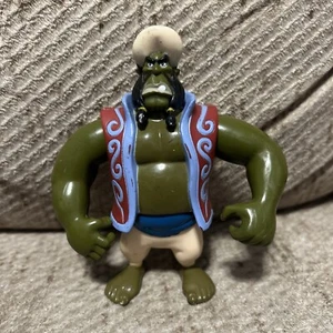 Vintage Disney Mattel 1992 Aladdin Captain Murke Red Vest Green Action Figure 5” - Picture 1 of 4