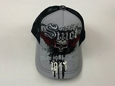 New Vintage SMET by Christian  Audigier Adjustable Trucker Hat  Gray One Size