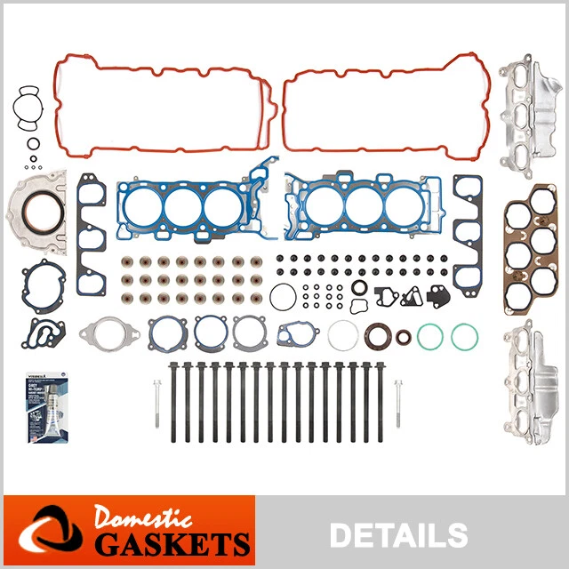 Juego de pernos de junta completa de 3,6 L para Cadillac CTS SRX Buick Allure LaCrosse 04-09 Foto 1 de 4