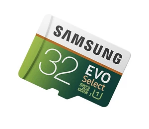 Samsung 32GB Micro EVO select V20 4K SD card for DJI Inspire v2.0 RAW Quadcopter - Picture 1 of 4