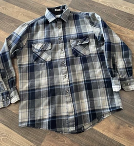 Camisa de franela manga larga con botones Northwest Territory talla M *LEER - Imagen 1 de 20