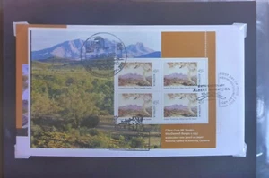2002 BIRTH CENTENARY ALBERT NAMATJIRA FDC PRESTIGE PANE 3 PICT PMARKS GHOST GUMS - Picture 1 of 1