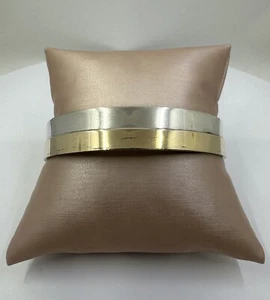 Brazalete 925 14k M&J Savitt talla 7,25 - Imagen 1 de 5