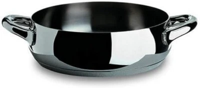 Alessi SG102/24 Mami Casseruola Bassa a Due Manici in Acciaio Inossidabile 18/10 - Immagine 1 di 2