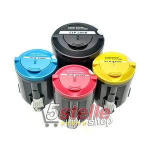 KIT 4 TONER PER SAMSUNG CLP-300 300N CLX-2160 2160N 3160N 3160FN NERO + COLORI - Foto 1 di 1