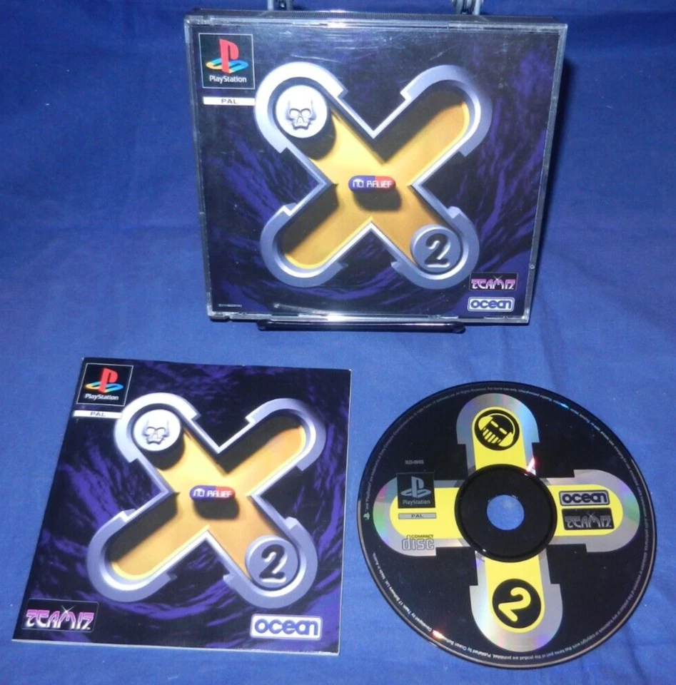 PS1; X2, w/Manual, PAL, VG, Team17, Ocean, Tested, Free Shipping - Image 1 of 4