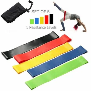 Widerstand Schleifenbänder Booty Mini Kreis Hüftbänder mit 5 verschiedenen Spannungsstufen - Bild 1 von 9