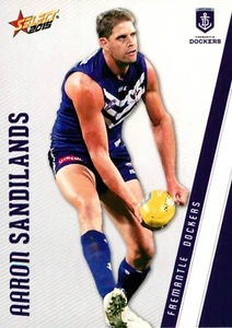 2015 FREMANTLE DOCKERS AFL Card AARON SANDILANDS - Foto 1 di 3