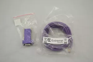Extreme Networks Console Cable Adapter Cat 5E DB9 F Ethernet Network Cable - Picture 1 of 5