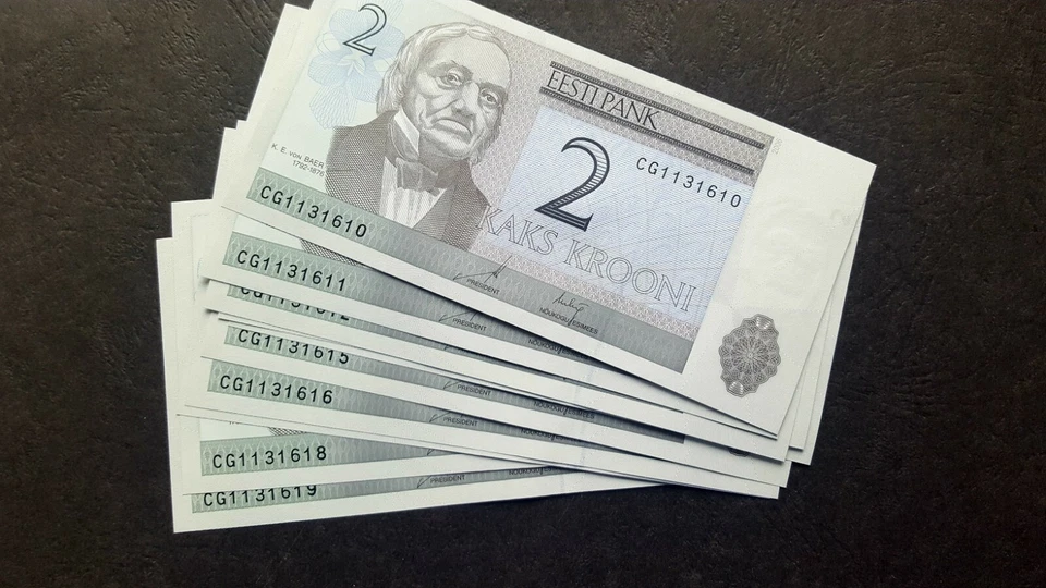 ESTONIA 2 krooni 2006 UNC, lot 10 pcs - Image 1 of 1