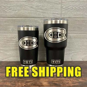 Montreal Canadiens Personalized Custom Engraved Tumbler cup - YETI 20oz or 30oz - Picture 1 of 7
