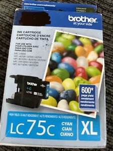 Cartuccia di inchiostro ciano Brother LC75C XL scadenza 2016 - Foto 1 di 3