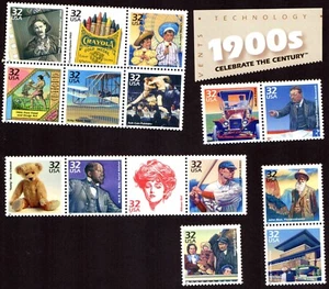 Scott #3182 32¢ 1900s Celebrate the Century Sheet of 15 Stamps - MNH No Selvage - Picture 1 of 1