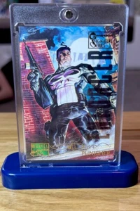 1995 Marvel Masterpieces Emotion Signature Fleer #79 PUNISHER + CASE! - Picture 1 of 2