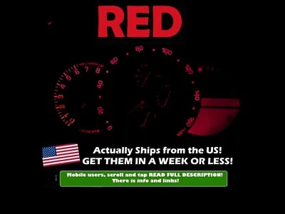 РЕАЛЬНЫЙ датчик кластер светодиодный приборной панели набор лампа красный для Lexus iS300 01 - 05 2001 2005 - Изображение 1 из 2