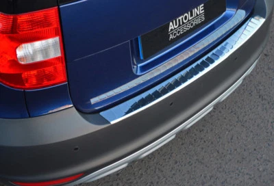 Pour skoda yeti (2009-13) - Chrome Pare-Chocs Protection Rayures Protection - Photo 1/4