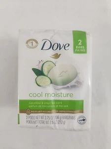 Cool Moisture Soap Bar, Cucumber & Green Tea, 2 Bars, 3.75 oz (106 g) Each - Picture 1 of 2