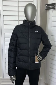 The North Face Womens Minoqua (Flare 2) Puffer Insulated 550-Down Jacket - Black - Picture 1 of 12