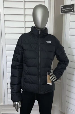 The North Face Womens Minoqua (Flare 2) Puffer Insulated 550-Down Jacket - Black - Image 1 of 4