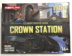 A2PLAY Crown Station 1000 Jigsaw Puzzle Trains Railway Alejandro Burdisio Burda - Picture 1 of 4