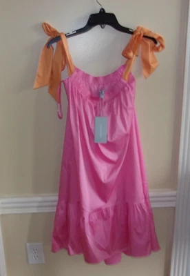 NWT Antonio Melani x Kimberly Whitman Caroline Sun Pink/Peach Dress 8 $169 - Image 1 of 4