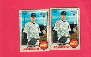 2017 Topps Heritage High Jordan Montgomery 2 Karten Rookie Lot #646 Rangers RC - Bild 1 von 1