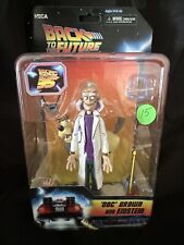 Back To The Future Doc Brown Einstein Action Figures By NECA Toony Classics NEW 