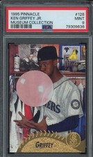 Ken Griffey Jr 1995 Pinnacle Museum Collection #128 MLB Seattle Mariners PSA 9