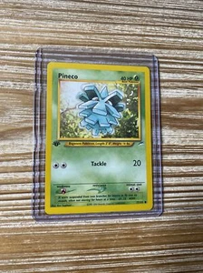 Pineco 77/105 Neo Destiny 1st Edition Pokemon Card WOTC NM-Mint - Picture 1 of 2