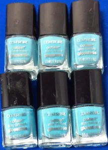 6 NEW Covergirl Outlast Blue Hawaiian Nail Polish Minis Cover Girl Cover-Girl - Picture 1 of 3