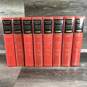 Frank N. Magill Masterplots Comprehensive Library Edition Volume 1-8 Definitive - Picture 1 of 12
