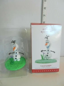 2015 Hallmark Keepsake Olaf in estate Disney Frozen ornamento nuovo con scatola - Foto 1 di 4