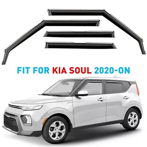 Rain Guards Vent Visors Shade for 2020-2025 Kia Soul - Foto 1 di 9