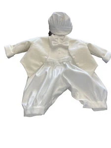 Boys Christening Suit With Hat - Picture 1 of 2