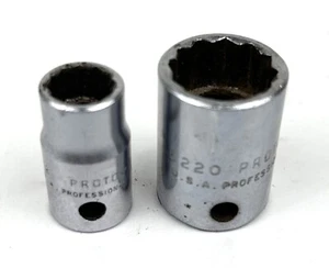 Proto Professional 5220 5/8" & 5212 3/8" 12-point Sockets for 3/8" Drive - Bild 1 von 4