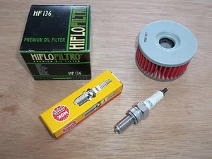 Tune up Kit Suzuki DR250S DR 250S SE Oil Filter NGK Spark Plug 1993-1999 - Picture 1 of 1