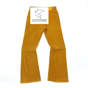 PANTALONES DE PANA BEBETA 24FW GDEPT MARRÓN VINTAGE DESGASTADO ROPA DE TRABAJO PANTALONES - Imagen 1 de 8