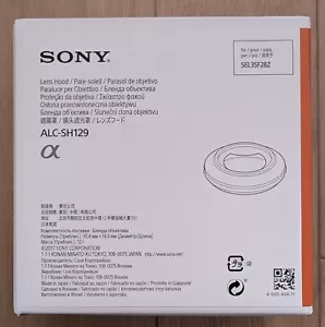 SONY Lens Hood ALC-SH129 for Sonnar T* FE 35mm F2.8 ZA (SEL35F28Z) / NEW - Picture 1 of 3