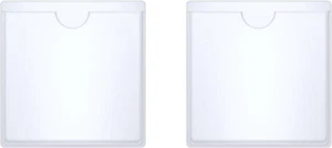 JOYVOX Car Parking Permit Holder 2-Pack - Clear, Adhesive Ticket and Pass - Picture 1 of 12