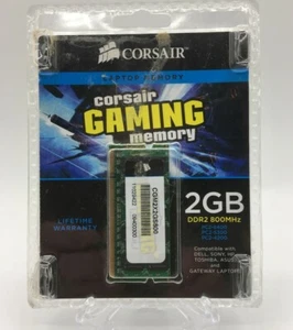 Corsair 2 GB DDR2 SODIMM 800MHZ Gaming Memory (CGM2X2GS800) - Picture 1 of 2