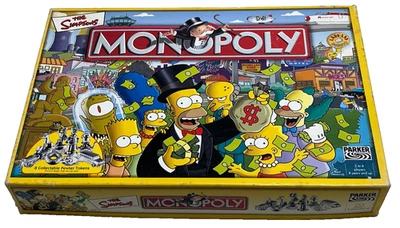 MONOPOLY GAME : The Simpsons Edition By Parker  (FREE UK P&P) - Image 1 of 4