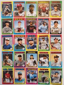 2024 Topps Heritage High Numbers 701-725 #SP Short Prints Pick Your Cards - Picture 1 of 51