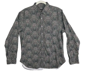 Todd Snyder L/S Button-Down Casual Cotton Shirt Floral & Birds Men's Size Large - Picture 1 of 20