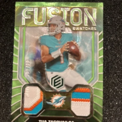 Tua Tagovailoa Fusion Swatches 2022 Panini Elements Football # 03/10 - Image 1 of 4