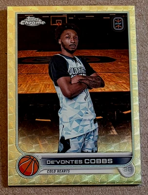 2022-23 Topps Chrome Overtime Elite OTE #4 De'Vontes Cobbs Superfractor 1/1 Made - Image 1 of 2