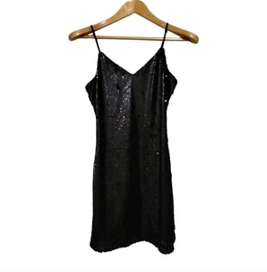 Mini Vestido Cami Ramy Brook Lentejuelas Lila Sin Cordones Tirantes Gala Yate Lujo Glamour XS - Imagen 1 de 8